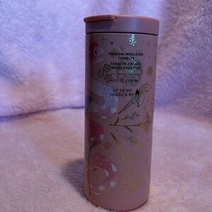 Starbucks Pink and Gold Vacuum Tumbler